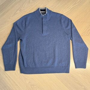 Extra Fine Italian Merino Button Sweater